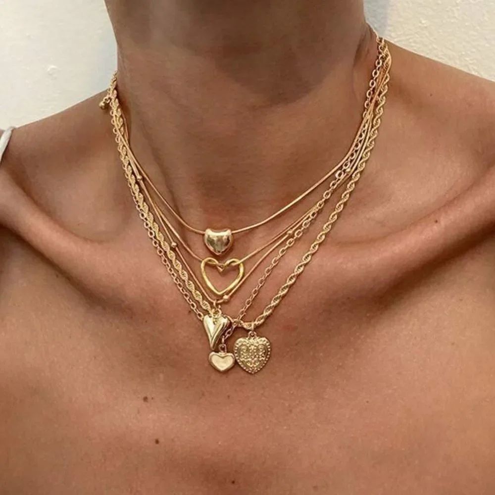 Heart necklace set A1492